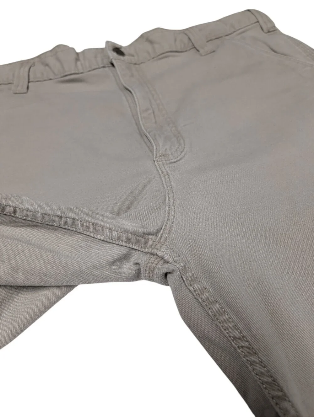 Carhartt Men's Relaxed Fit Khaki Cargo Shorts Size 38 Beige Work Utility